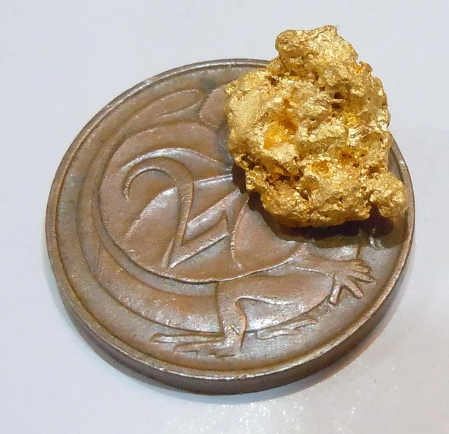 1 Australian Gold Nugget Weighing 2.42 Grams Buy It Now