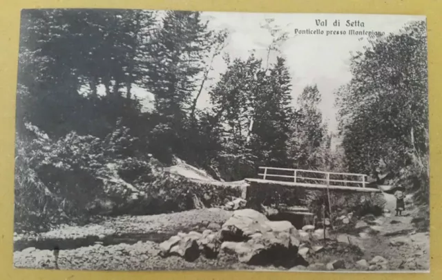 Montepiano - Firenze - Val Di Setta - Ponticello C/O Montepiano - Viaggiata 1915