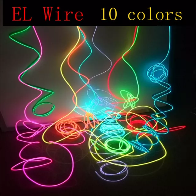 Neon LED lamp Flexible Rope Tube LED String light Car Decoration with 6mm Sewing