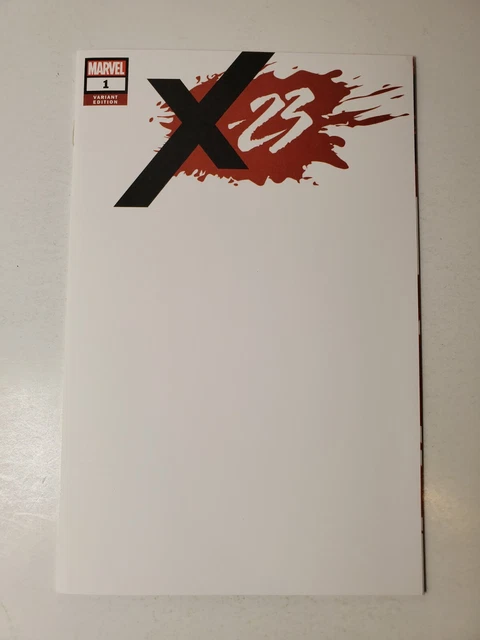 X-23 #1 (2018) Blank Sketch Variant Marvel Comics NM see pics