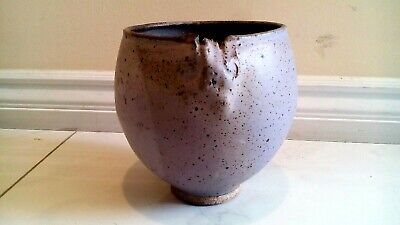 Antique Chinese Sui/Tang Dynasty 581-907 Unusual Oliv-Glased Stonware Bowl Vase