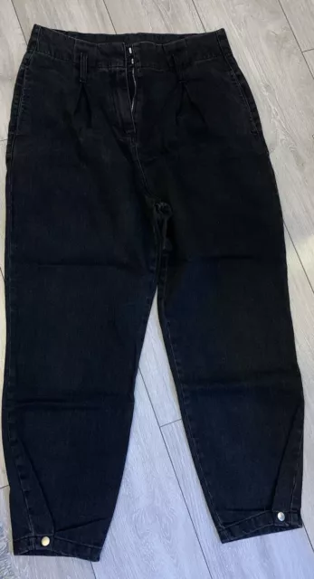 Ladies Next Black Mom Jeans Size 14 Regular Women’s