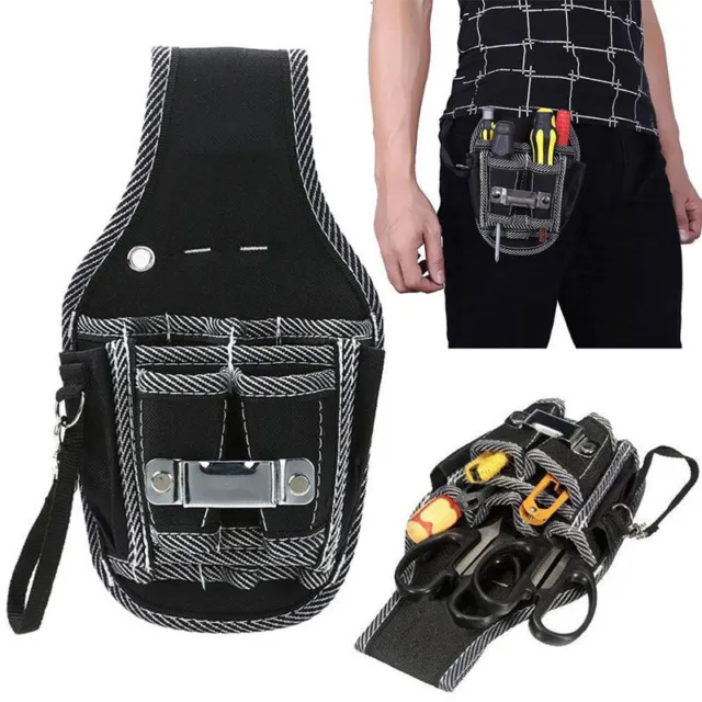 Electrician Waist Pocket Tool Belt Pouch Bag Screwdriver Kit Holder Case C C+HQ