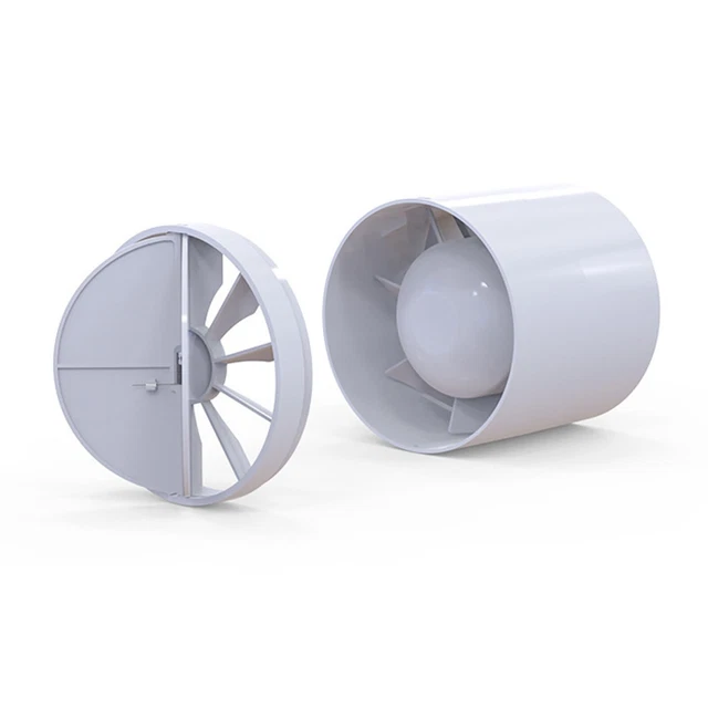 Gewächshaus Küche Rohrventilator -15°C Bis 40°C 100mm 34 DB Leistungsstark