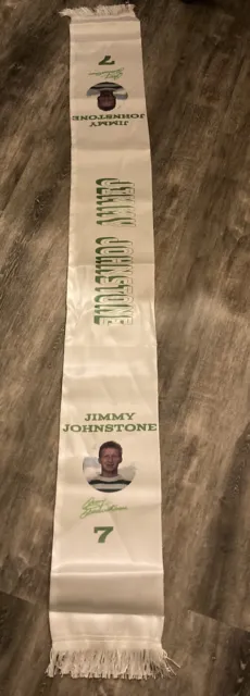 Jimmy Johnstone Celtic Signature Scarf glossy