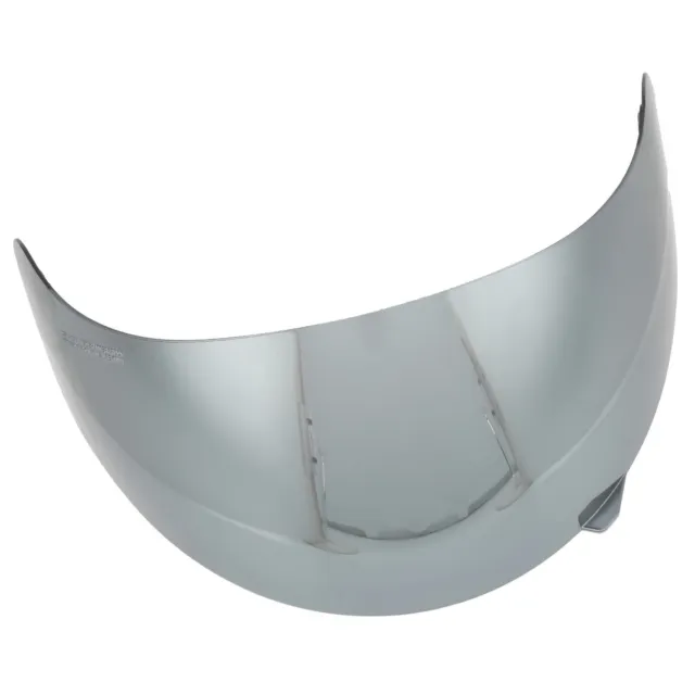 (argento) Casco obiettivo viso PC materiale moto casco sole flessibile