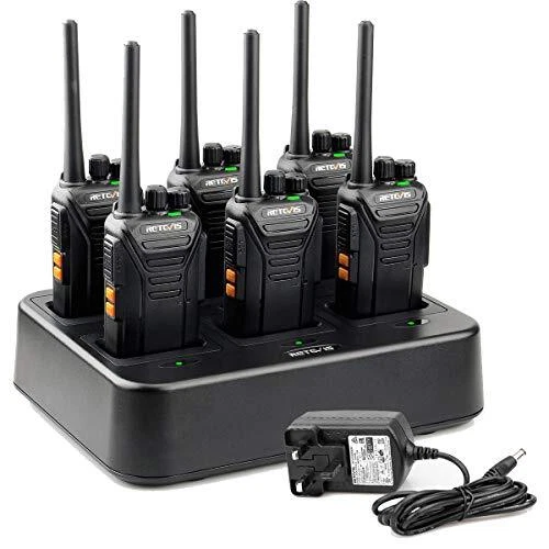 RT27 Walkie Talkie, Long Range Walkie Talkies for Adults, with 6 Way