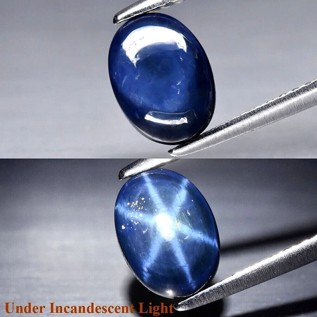 SAPHIR éTOILé VERT BLEU DE THAILANDE : 1,56 CARAT ★★ p172.135t