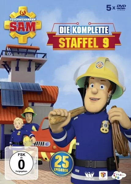 Die Komplette 9.Staffel (5 Dvds) - Feuerwehrmann Sam  5 Dvd Neu