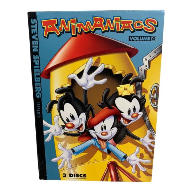 ANIMANIACS DVD VOLUME 4 (3 disc set) cartoon 24 episodes steven ...