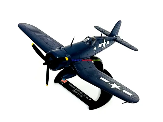 1/72 Diecast Plane US Air Force Vought F4U-1D Corsair WWII 1945 Aircraft Fighter