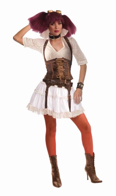 Steampunk Sally Costume wCorset Adult Standard