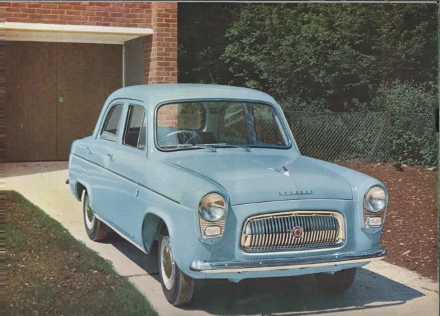 ME-156 De Luxe Anglia Prefect Advertising Brochure Car Automobile Vintage 1950's