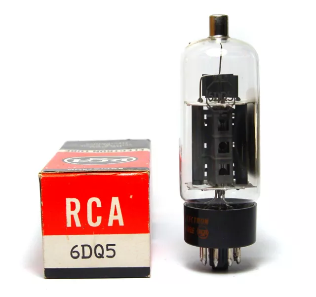 RCA 6DQ5 Röhre, Fernseher / Beam Power Leistungs-Pentode, NOS