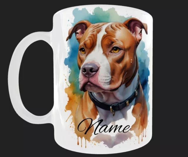 Pit Bull  Dog  Mug, Personalised Mug, Gift Mug, Coffee Mug, Dog Mug