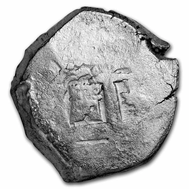 1726-1759 Spanish Empire Silver 8 Reales Cob VF/XF - SKU#273739