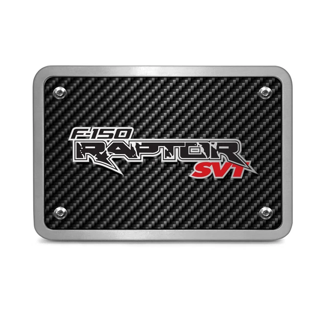 Ford SVT Hitch Cover – Metal On ABS Plastic, Made In USA, Black, 1-Year Warranty