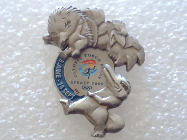 Olympic Games Collectable Sydney 2000 Australia Mascots Torch Relay Badge-Pin