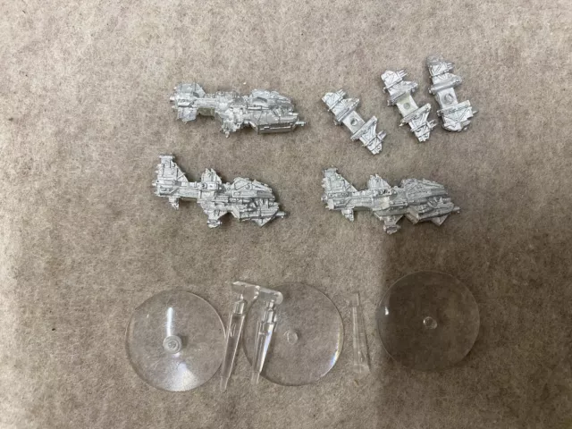 Warhammer 40K Battlefleet Gothic ORK RAVAGER ATTACK Ships Space Fleet Naval Game