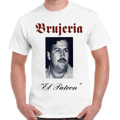 Brujeria EL PATRONO Pablo Escobar NOYZ COLOMBIA Heavy Metal T-Shirt Retrò 43