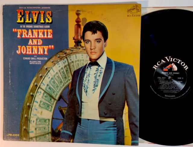 Elvis Presley Frankie and Johnny OST LP Mono Insert