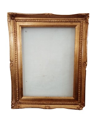 cornice francesina avorio  e rilievi oro misure interno luce 30 x 40 