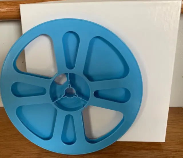SUPER-8 400 ft. Blue Plastic Movie Film Reels - 5-Reel Pack BRAND