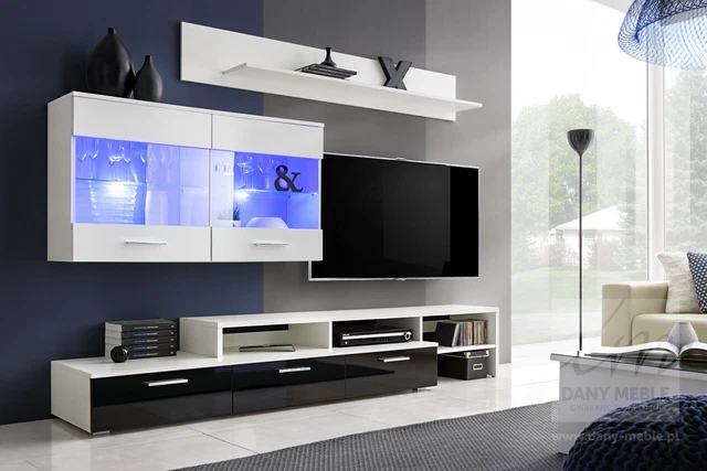 Armadio a Muro 150cm con Luci LED it.casa per Ingresso Moderno