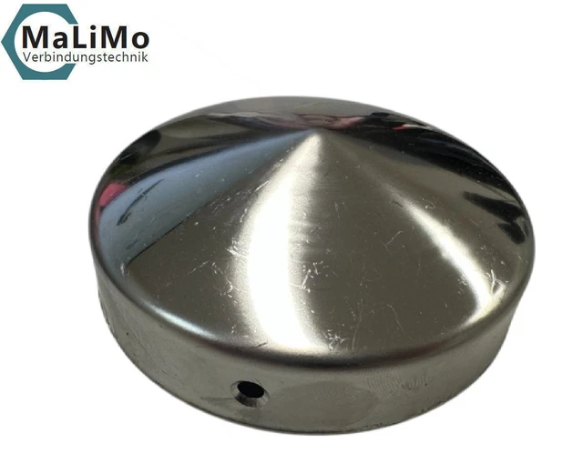 Gartenwelt Pfostenkappe 100mm Rot - PVC Abdeckung Für Rundholz 10cm Zaunpfosten