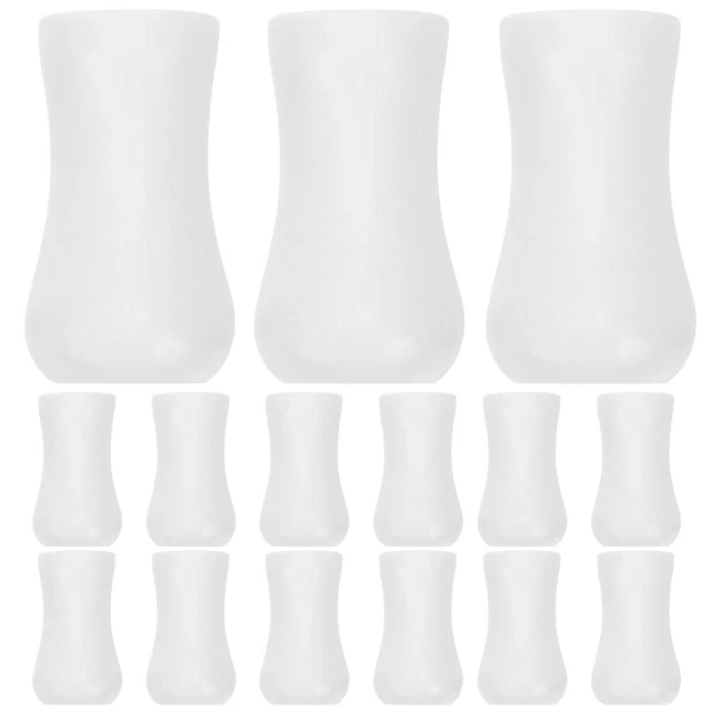 16 Pcs Gardinenschnur Zieht Roller-Anhänger Weiße Knöpfe Quaste