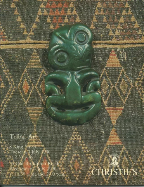 F CHRISTIE’S LONDON TRIBAL ART African Pacific Americas WOA Catalog 1990