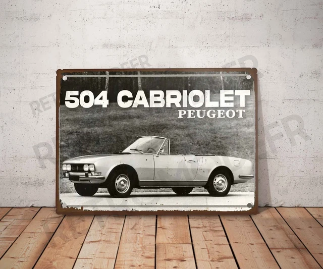 Plaque Enseigne Peugeot 103 - Dibond Aluminium - Déco Garage Atelier - Fabriqué En France
