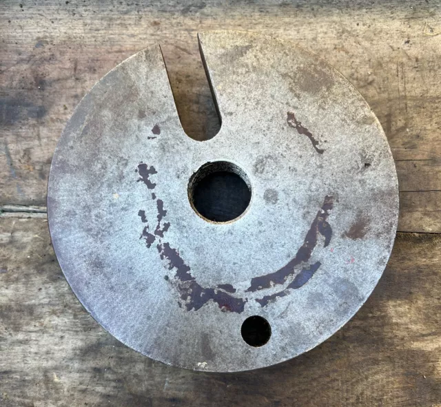 6-1/2” Lathe Face Plate 1-1/8” x 12tpi