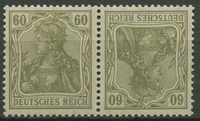 Deutsches Reich Zusammendrucke 1921 Germania/Ziffern K 4 postfrisch