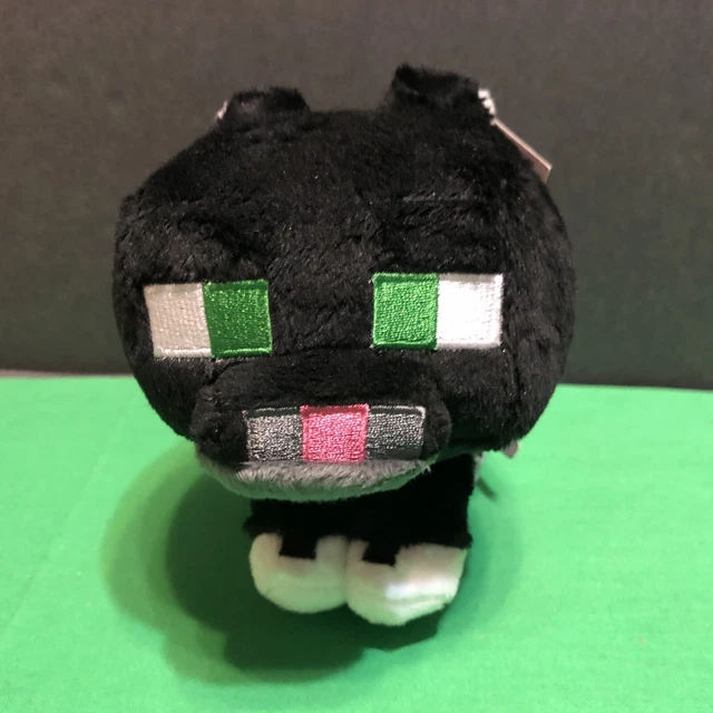 MINECRAFT MOJANG JINX Tuxedo Cat Plush Stuffed Animal Toy Black & White