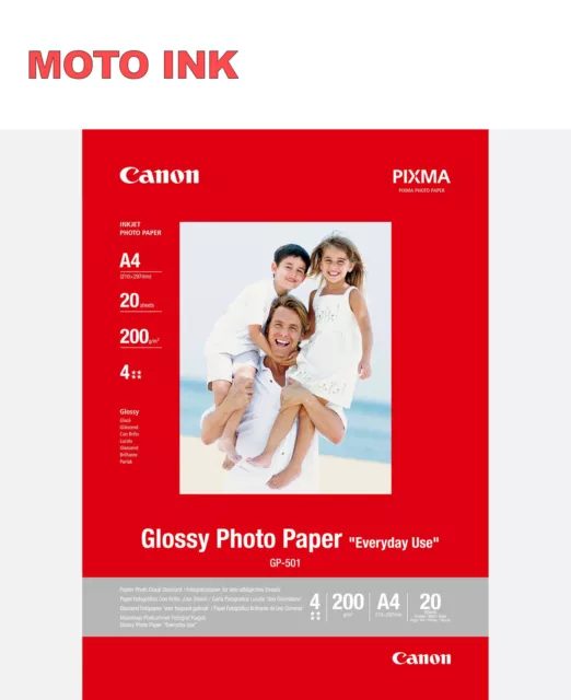 Canon GP-501 Glossy Photo Paper A4 - 20 Sheets