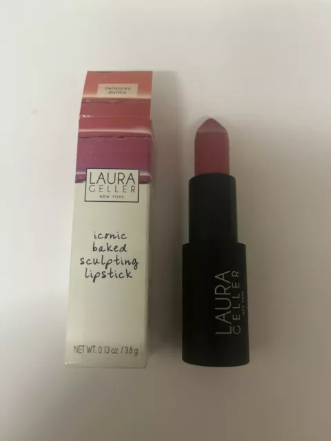 Laura Geller Iconic Baked Sculpting Lipstick Delancey Dahlia ) 3.8g - New
