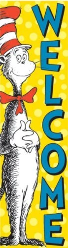 Dr. Seuss Welcome Back to School Door Decoration Classroom Supply, 12'' x 45''
