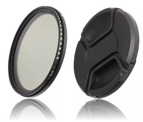 62mm Variabler Fader ND Filter Fader ND2 - ND400 & 67mm Objektivdeckel Lens Cap