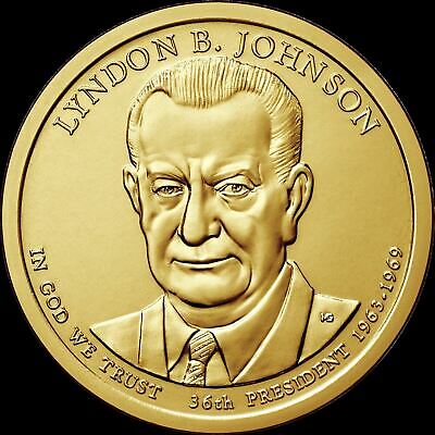 2015 D Lyndon Johnson Presidential Dollar "Uncirculated" Coin US Mint