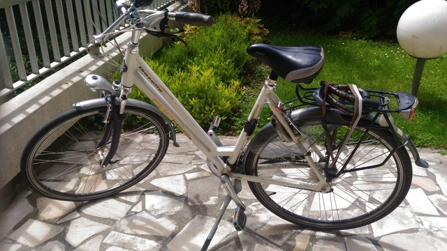Vélo De Ville Hollandais Femme GAZELLE Orange Ayguatébia-Talau 66360
