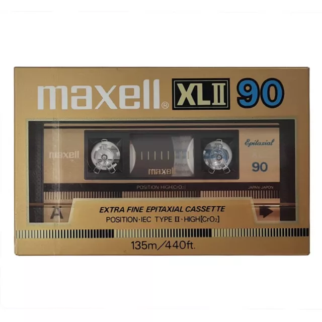 MAXELL XLII-S 90 Vintage Audio Cassette Tape 1980 Made In Japan