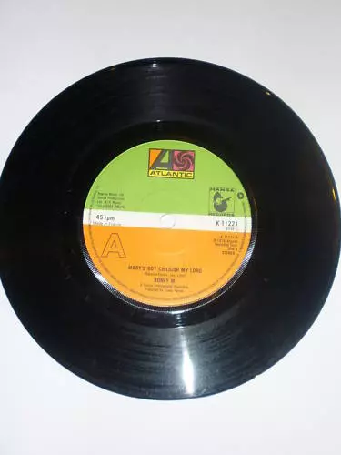 BONEY M - Mary's Boy Child / Oh My Lord - 1978 UK 2-track 7" vinyl single