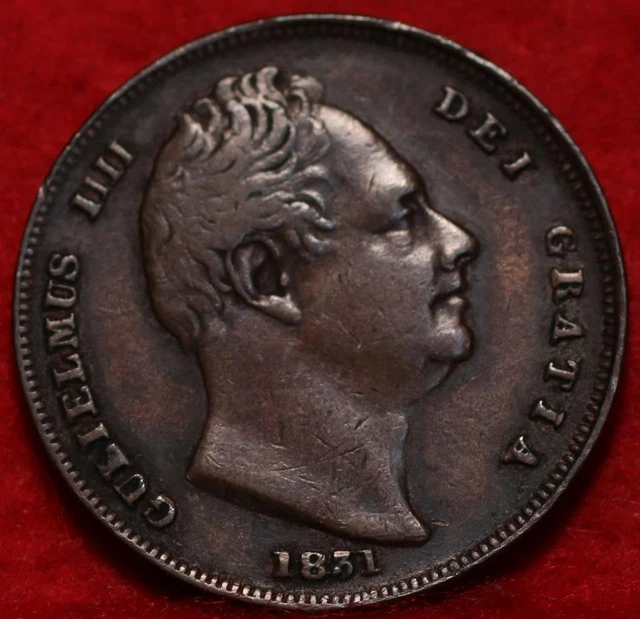 1831 Great Britain Farthing Foreign Coin
