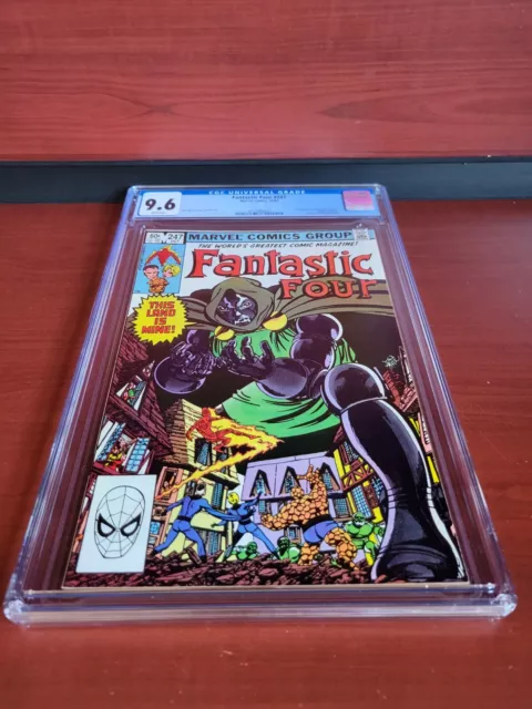 Fantastic Four #247 1982 1st App Kristoff Vernard/Death of Zobra CGC 9.6 GRADED