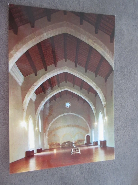 Carte postale vintage PERPIGNAN 66 Palais des rois de Majorque Salle du Trône