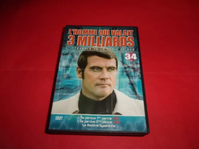 DVD,série TV,"L'HOMME QUI VALAIT 3 MILLIARDS",n°34,3 épisodes,(p1449)