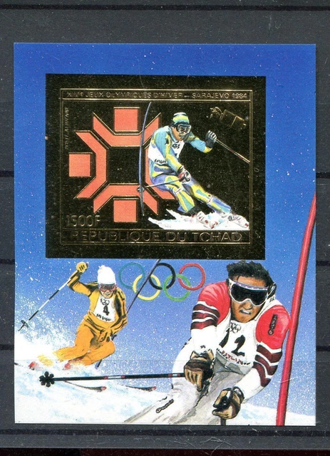 Tschad Block 161 B ** Olympia 1984