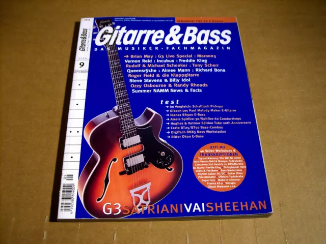 Gitarre & Bass - Nr 9 - 2004 - G3 Satriani Vai Sheehan