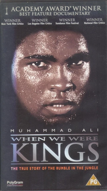 Muhamrd Ali WHEN WE WERE Kings VHS 1996 Muhammad Ali Documentary Film £10.99 ...